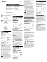 Sony MDR-D777LP Manual de usuario