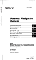 Sony NVX-P1 Manual de usuario