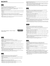 Sony SLT-A35 Instrucciones de operación