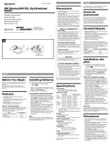 Sony Sports Walkman SRF-M78 Manual de usuario