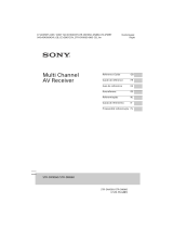 Sony STR-DN860 Guía del usuario