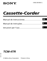 Sony TCM-4TR Manual de usuario