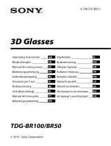 Sony TDG-BR100 Black Manual de usuario