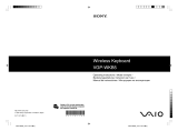 Sony VGPWKB5 - VAIO Wireless Keyboard Manual de usuario