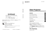 Sony VPL-FX52/FX52L Manual de usuario