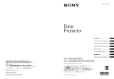 Sony VPL-SW235 El manual del propietario