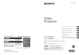 Sony VPL-VW500ES Guía de inicio rápido