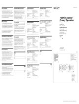 Sony XS-7303 Manual de usuario