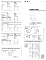 Sony XS-HS10 Manual de usuario