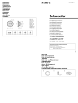 Sony XS-L1240F Instrucciones de operación