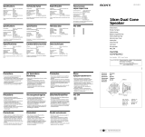 Sony XS-MP61 Manual de usuario
