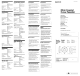 Sony XS-P2020 Manual de usuario