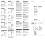 Sony XS-V1330 Manual de usuario