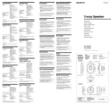 Sony XS-V1620 Manual de usuario