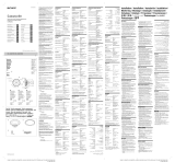 Sony XSGSW121D Manual de usuario