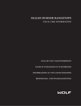 Sub-Zero Sealed Burner RangeTop Manual de usuario
