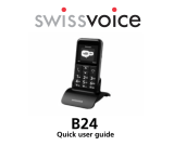 SWISS VOICE B24 Black Manual de usuario