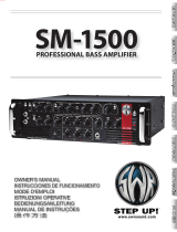 SWR Sound Stereo Amplifier SM-1500 Manual de usuario