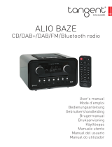 Tangent ALIO BAZE MONO CD/DAB+/FM/BT Black High Gloss Manual de usuario