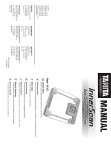 Tanita Scale BC-557 Manual de usuario