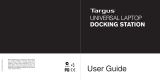Targus Universal Notebook Docking Station Manual de usuario