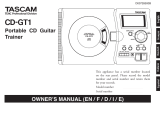 Tascam CD-GT1 El manual del propietario