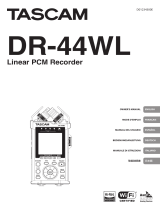 Tascam DR-44WL Manual de usuario