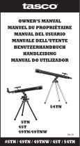 Tasco Novice Telescope & Microscope 49TN / 5TN / 45T / 54TN Manual de usuario
