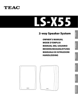 TEAC LS-X55 El manual del propietario