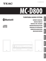 TEAC MC-D800 El manual del propietario