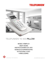 Telefunken TD 301 PILLOW El manual del propietario