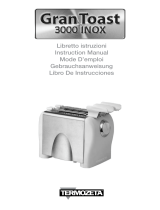 Termozeta Gran Toast 3000 Manual de usuario