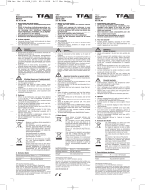 TFA Analogue alarm clock Manual de usuario