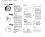 TFA Analogue alarm clock Manual de usuario