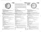 TFA Analogue bathroom clock Manual de usuario