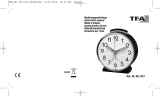 TFA Analogue Radio-Controlled Alarm Clock Manual de usuario
