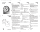 TFA Analogue radio-controlled alarm clock with digital display of seconds Manual de usuario