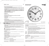 TFA Analogue wall clock Manual de usuario