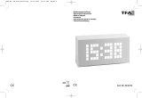 TFA Digital Alarm Clock with Luminous Digits TIME BLOCK El manual del propietario