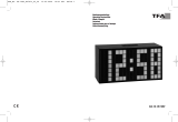TFA Digital Alarm Clock with Luminous Digits TIME BLOCK Manual de usuario