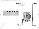 TFA Digital BBQ Meat/Oven Thermometer KÜCHEN-CHEF DUO-THERM El manual del propietario