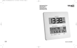 TFA Digital Radio Controlled Clock with Temperature TIMELINE Manual de usuario