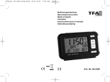 TFA Digital Radio-Controlled Alarm Clock with Temperature Manual de usuario