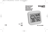 TFA Dostmann Digital radio-controlled alarm clock with thermo-hygrometer Manual de usuario