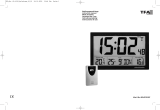 TFA Digital XL Radio-Controlled Clock with Outdoor and Indoor Temperature Manual de usuario