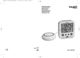 TFA Dostmann High-Performance Radio-Controlled Alarm Clock with Vibration Alarm BOOM Manual de usuario