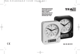 TFA Radio-Controlled Alarm Clock with Digital Alarm Setting COMBO Manual de usuario