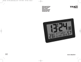 TFA Radio-controlled wall clock with room climate Manual de usuario