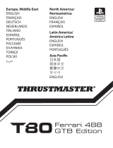 Thrustmaster T80 Ferrari 488 GTB Edition Volant Racing Manual de usuario