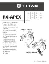 Titan RX-Apex Airless Spray Gun Manual de usuario